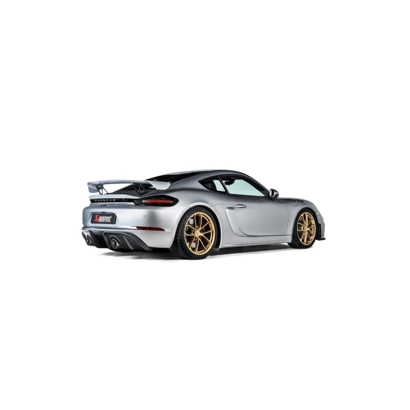 Akrapovic 2020+ Porsche Cayman GT4 (718) Rear Carbon Fiber Diffuser – High Gloss