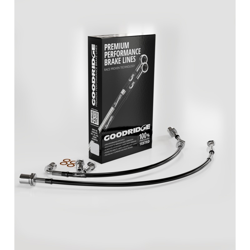Goodridge 00-07 Honda Accord Stainless Steel Front Brake Lines