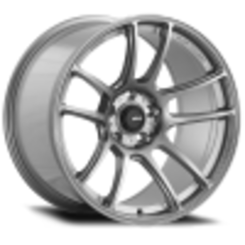 Konig Wheels Konig Heliogram 18X9.5 5X112 ET35 Titanium Metallic Knurled Bead Flow Formed