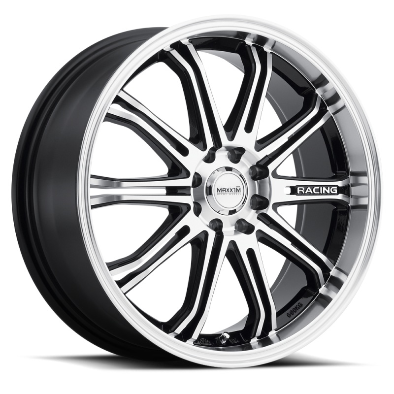 Maxxim Ferris 18×8 10×100/114.3 ET45 Black Machine Face
