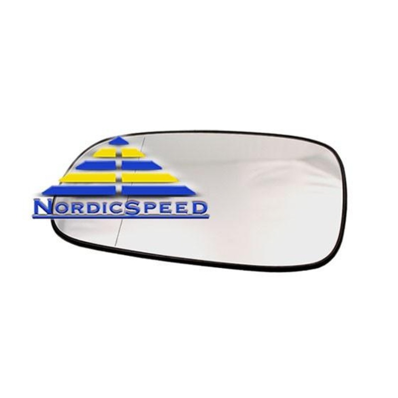 Mirror Glass LH Driver Side Wide Angle Heated 9-3/9-5 OEM Style