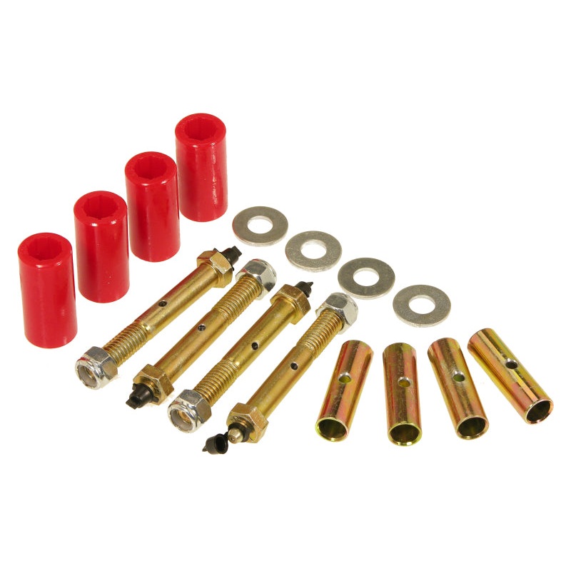 Prothane 55-75 Jeep CJ5/7 Front & Rear Main Spring Eye Bushings – Red