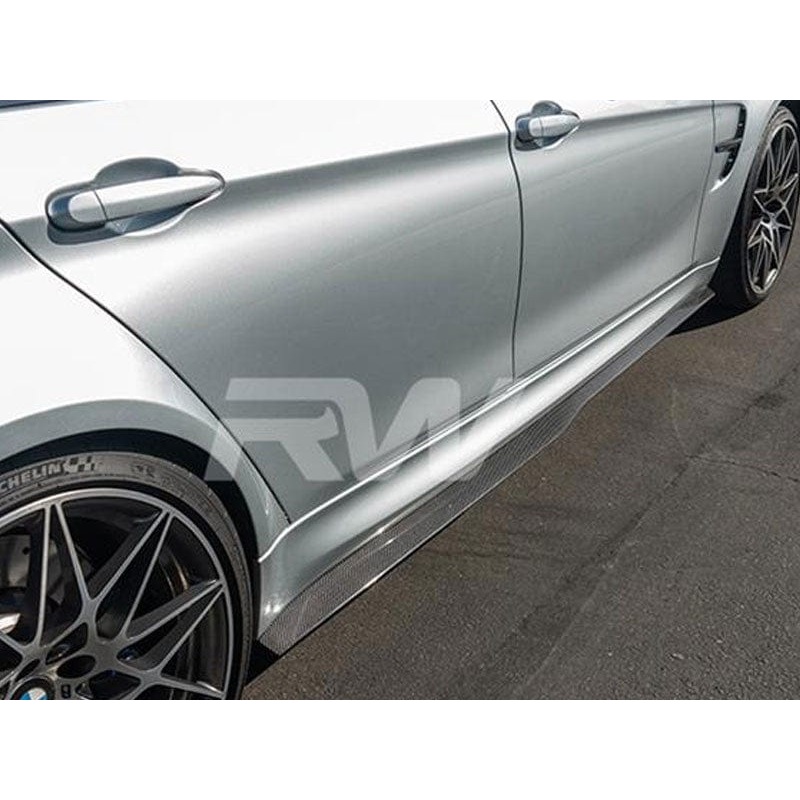 RW Carbon GTX Carbon Fiber Side Skirt Extensions – BMW / F80 / M3