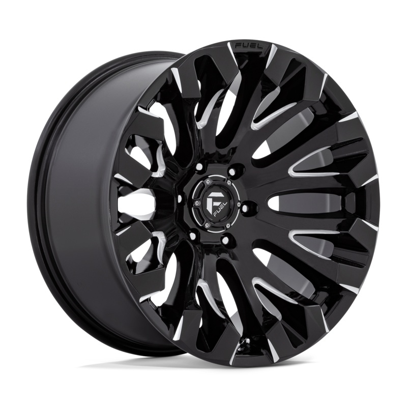 Fuel Wheels D828 Quake 20″ 5×127 Gloss Black Milled