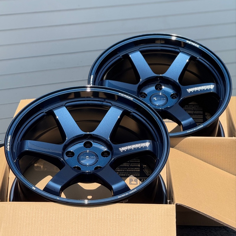 Volk Racing TE37 Ultra M-Spec 19×9.5 +23, 19×11 +37 5×120 Mag Blue (SET)