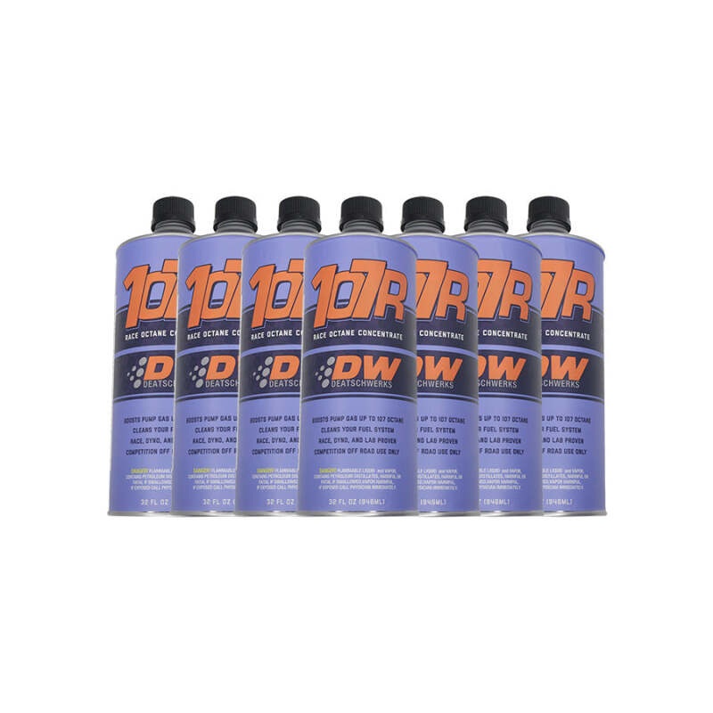 DeatschWerks 107R Race Octane Booster 32oz. Cans – Case of 8