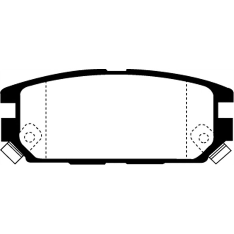 EBC 94-95 Eagle Talon 2.0 Turbo 4WD (2nd Generation)(284mm rear rotor) Ultimax2 Rear Brake Pads