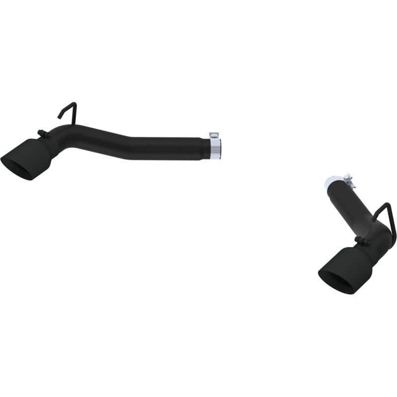 MBRP 3-Inch Armor BLK Race Profile Dual Rear Exit Axle-Back Exhaust with Black Tips | 2010 – 2015 Chevrolet Camaro (S7019BLK)