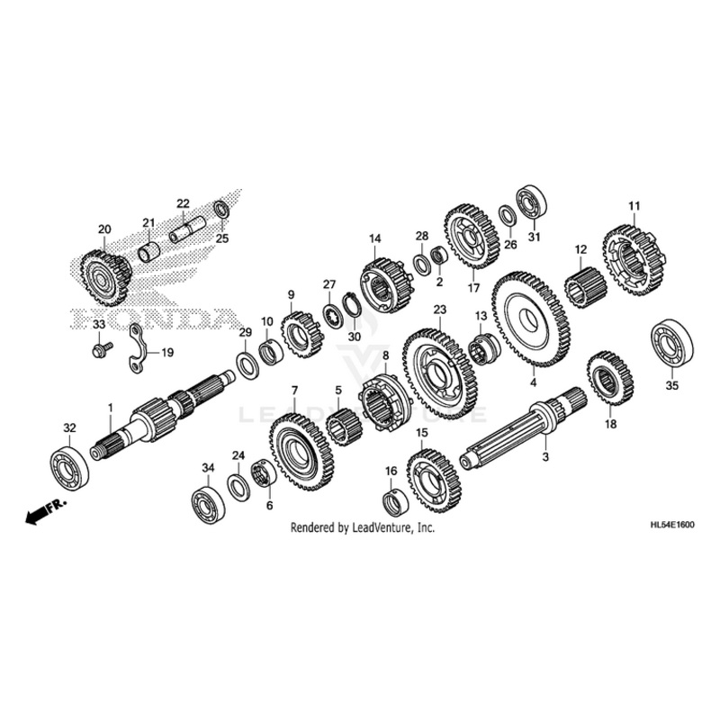 Washer, Thrust (17Mm) by Honda