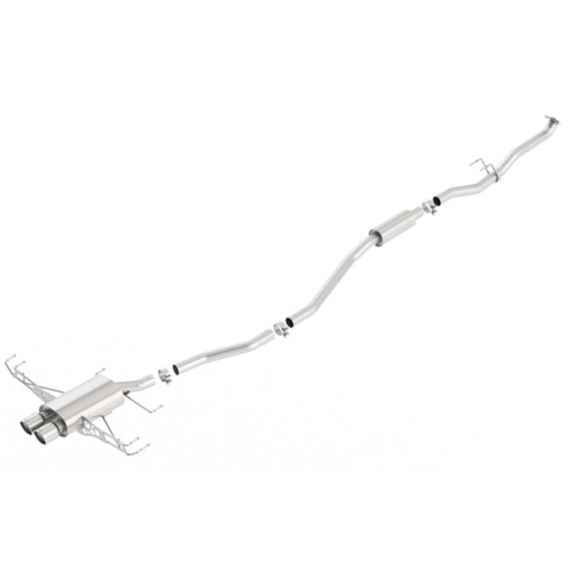 Borla S-Type Cat-Back Exhaust System 2017-2021 Civic Sport 1.5L Automatic/Manual Trans. Front Wheel Drive 4 Door Hatchback