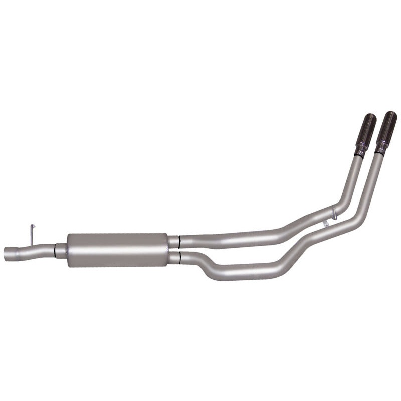 Gibson 05-06 Ford F-250 Super Duty Lariat 6.8L 2.5in Cat-Back Dual Sport Exhaust – Stainless