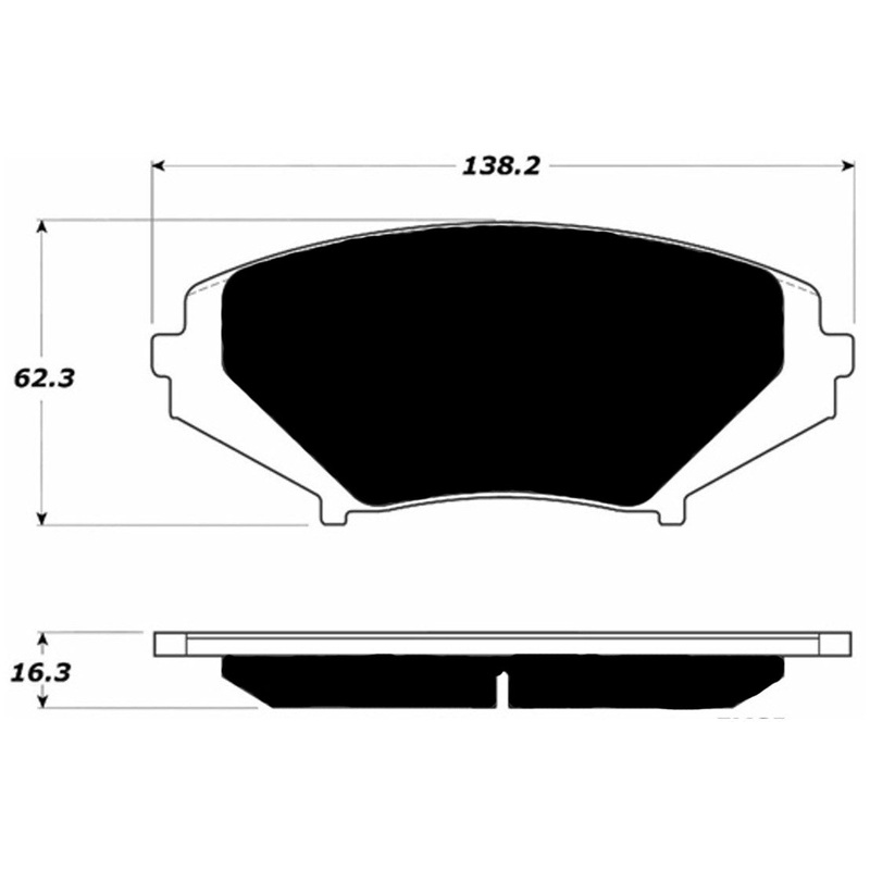 Porterfield Brake Pads for 2011 MAZDA RX 8