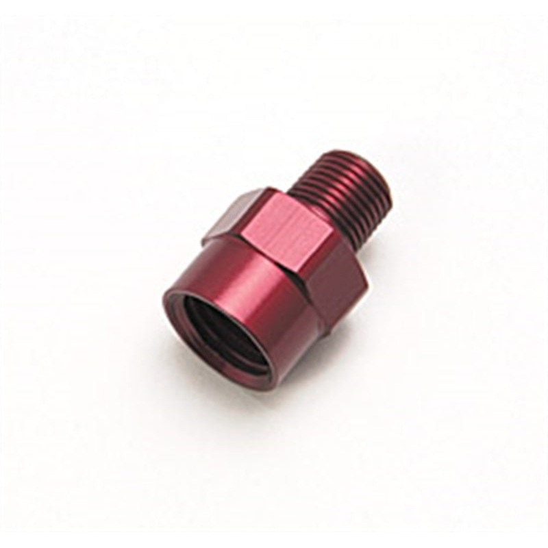 Russell Performance 1/8in Male to 1/4in Female Pipe Bushing Reducer (Red)