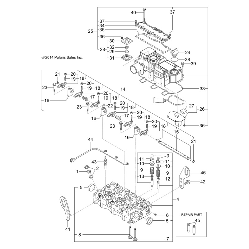 Support,Rocker Arm by Polaris