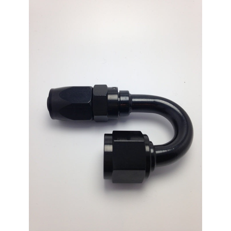Fragola -12AN Fem x -16AN Hose 180 Degree Expanding Hose End – Black