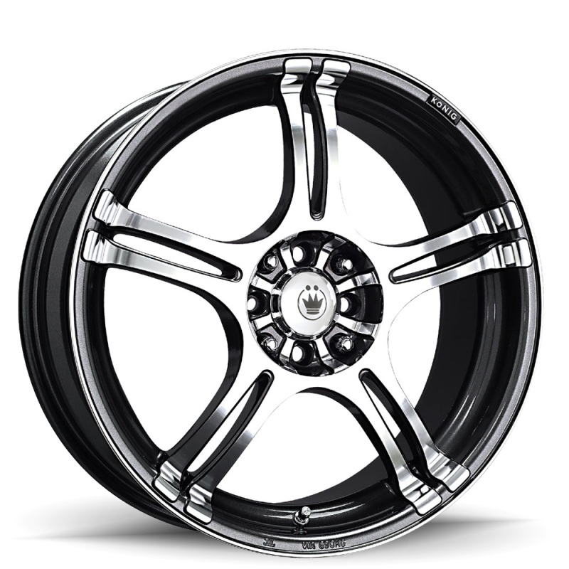 Konig Incident 15×6.5 8×100/114.3 ET40 Graphite