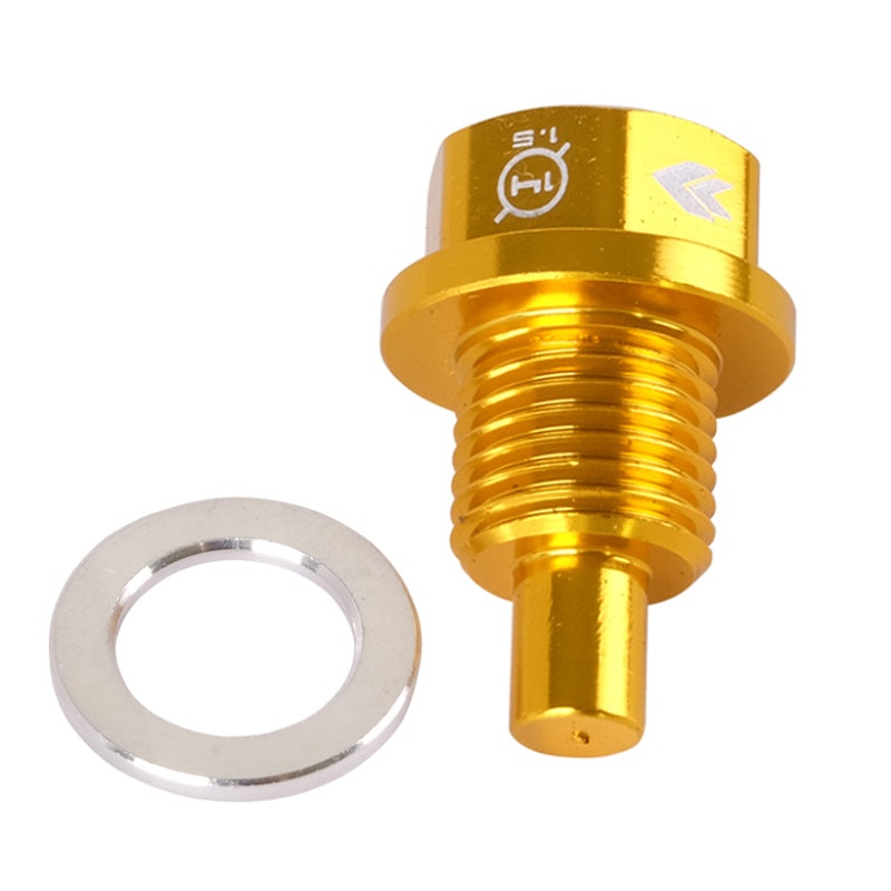 NRG Magnetic Oil Drain Plug M14X1.5 Acura/Honda/Mazda/Mitsubishi – Gold