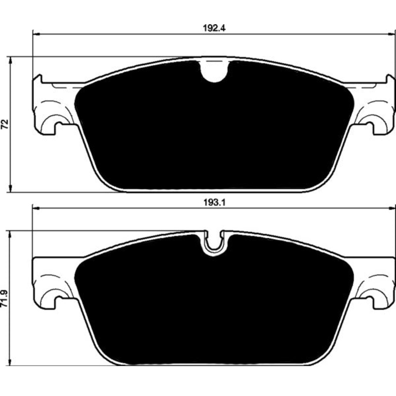 Porterfield Brake Pads for 2016 MERCEDES-BENZ GL550