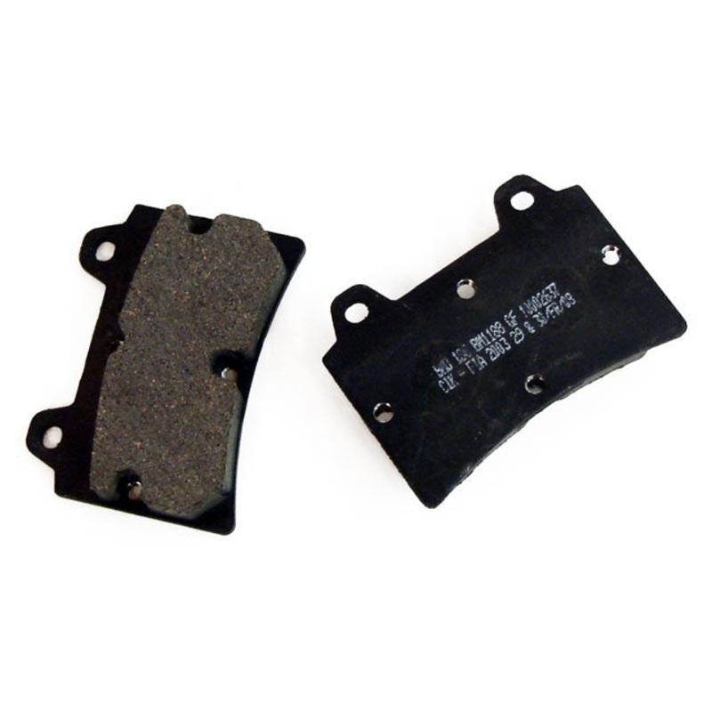 DPE-BDHL5/1 Arrow OEM 11mm Thick Hard Rear Brake Pads for 125cc Shifter Kart and Arrow X3, Pair
