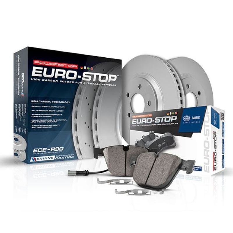 PowerStop Power Stop 14-16 Mini Cooper Front Euro-Stop Brake Kit