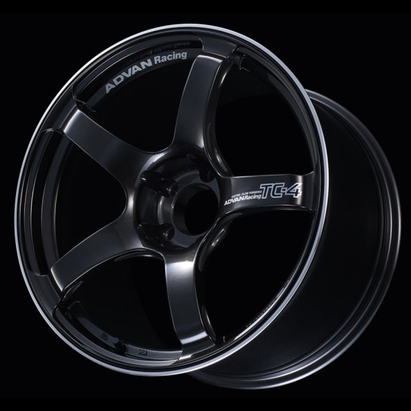 Advan TC-4 Wheel – 18×8.0 +37 | 5×100 | Black Gun Metallic & Ring