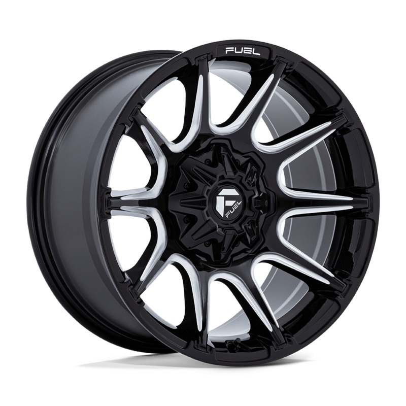 Fuel Wheels FC880 Super C 22″ 8×165.1 Gloss Black Milled