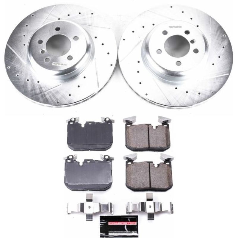 PowerStop Power Stop 12-15 BMW 335i Front Z23 Evolution Sport Brake Kit