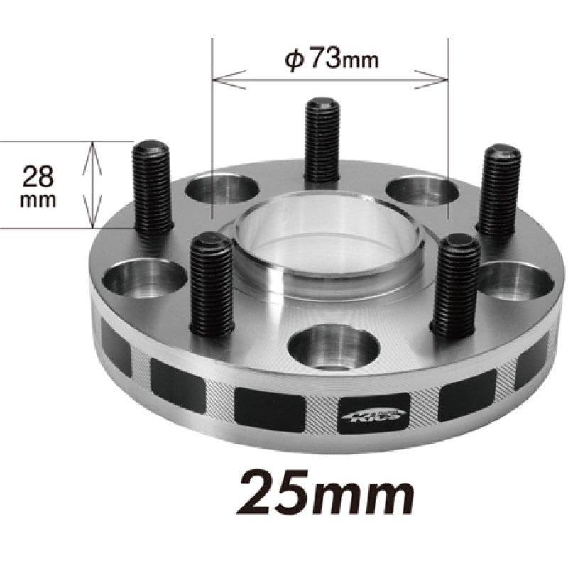 Project Kics 25mm Thick 12×1.50 67mm Hub 5-114.3 Wide Tread Spacers