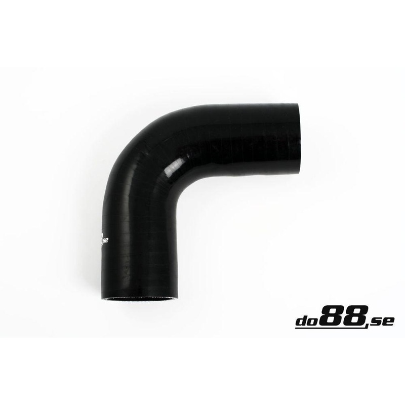 Silicone Hose Black 90 degree 2,25” (57mm)