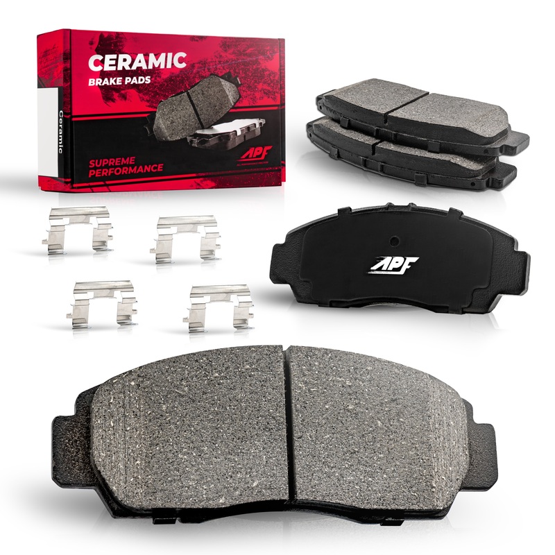 APF Front Ceramic Carbon Fiber Brake Pads for 2002-2006 Chevrolet Avalanche 1500