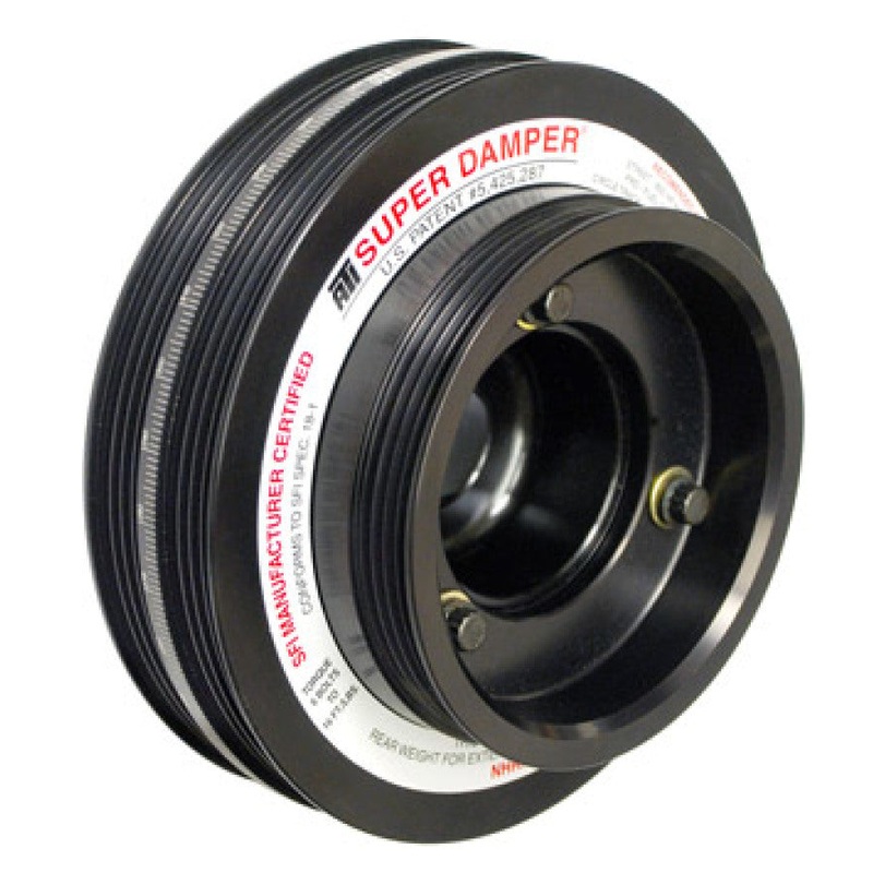 ATI Damper – 7.074in – Alum – 7 Grv – Nissan VQ35 VQ37 – Dry Sump Cars Only – OEM Drive
