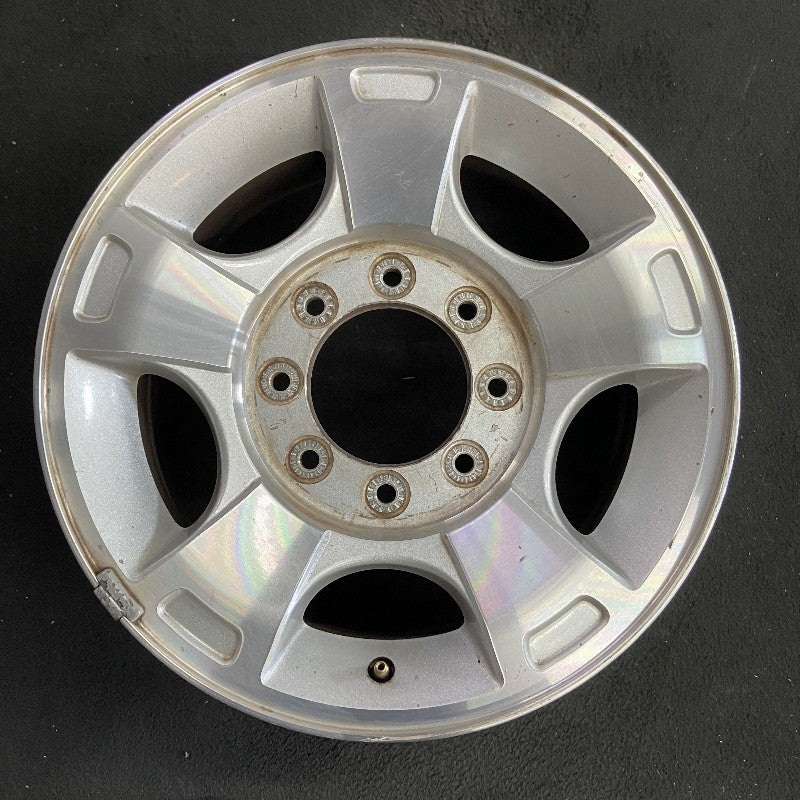 18″ FORD F250SD PICKUP 09-10 18×8 SRW TPMS 5 spoke aluminum cast indented spoke ends Original OEM Wheel Rim