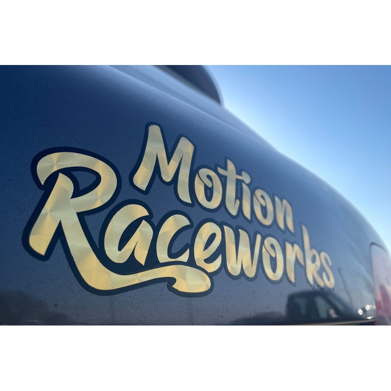 Motion Retro Gold Decal 8 Long – MD-RG8