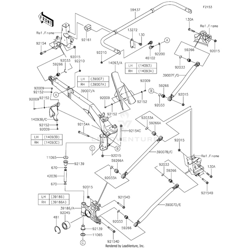 Stabilizer,Rr by Kawasaki