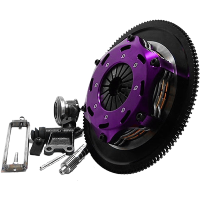 XClutch Twin Solid Ceramic Clutch Kit | 2002-2021 Subaru WRX STI, 2004-2005 Subaru WRX, and 2007-2009 Subaru Legacy GT Spec.B (XKSU18521-2E)
