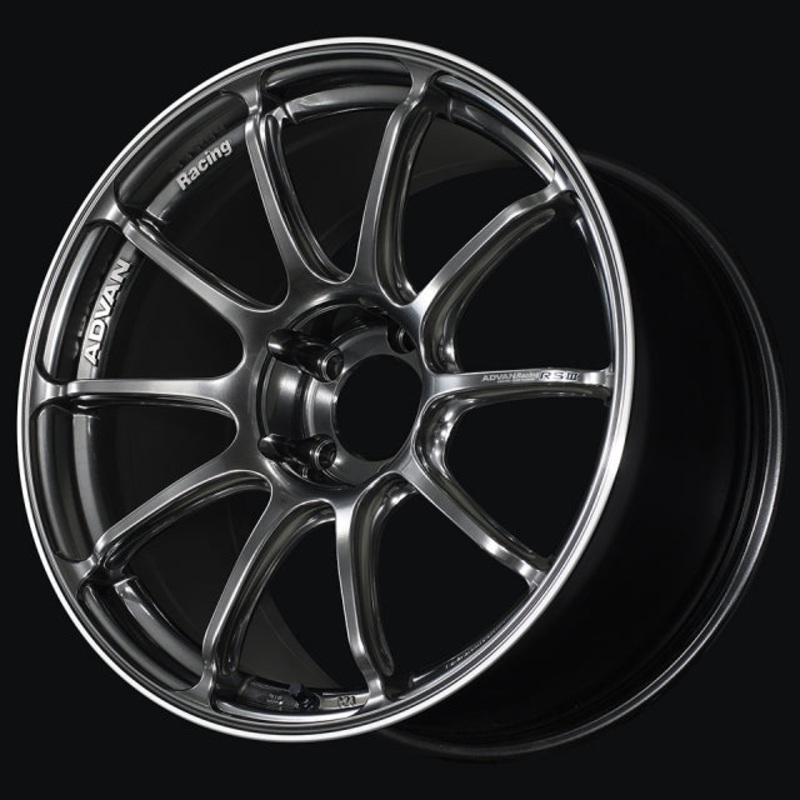 Advan RSIII Wheel – 18×8.0 +33 | 5×110 Racing Hyper Black & Ring