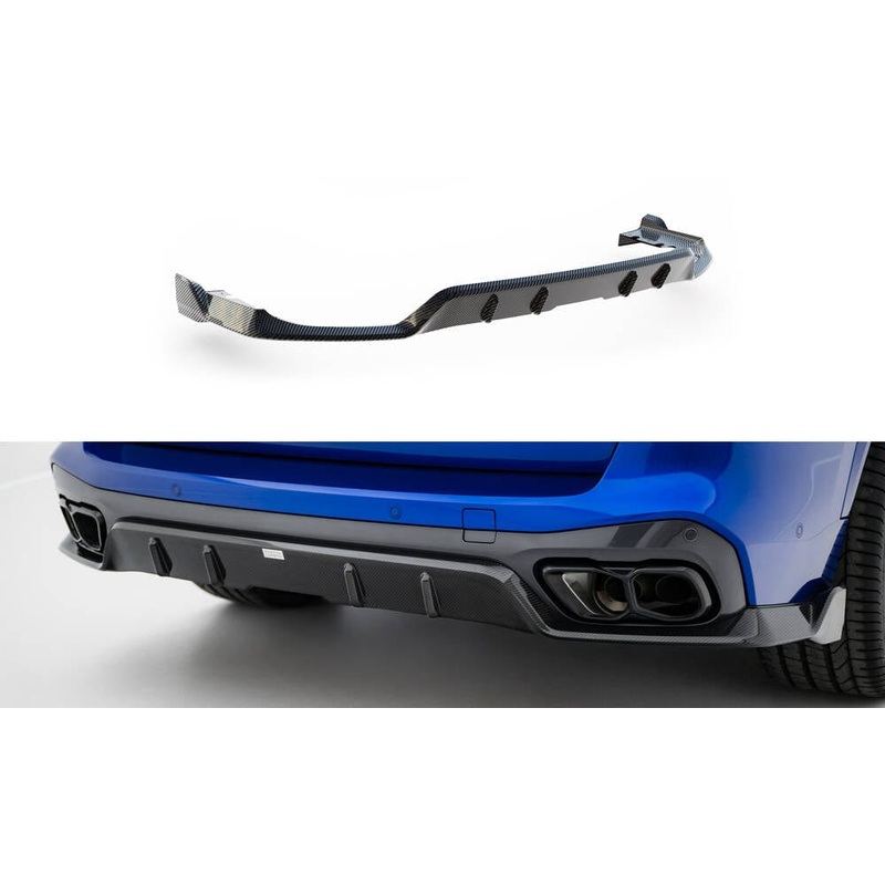 Maxton Design Carbon Fiber Rear Diffuser BMW X5 M-Pack G05 LCI