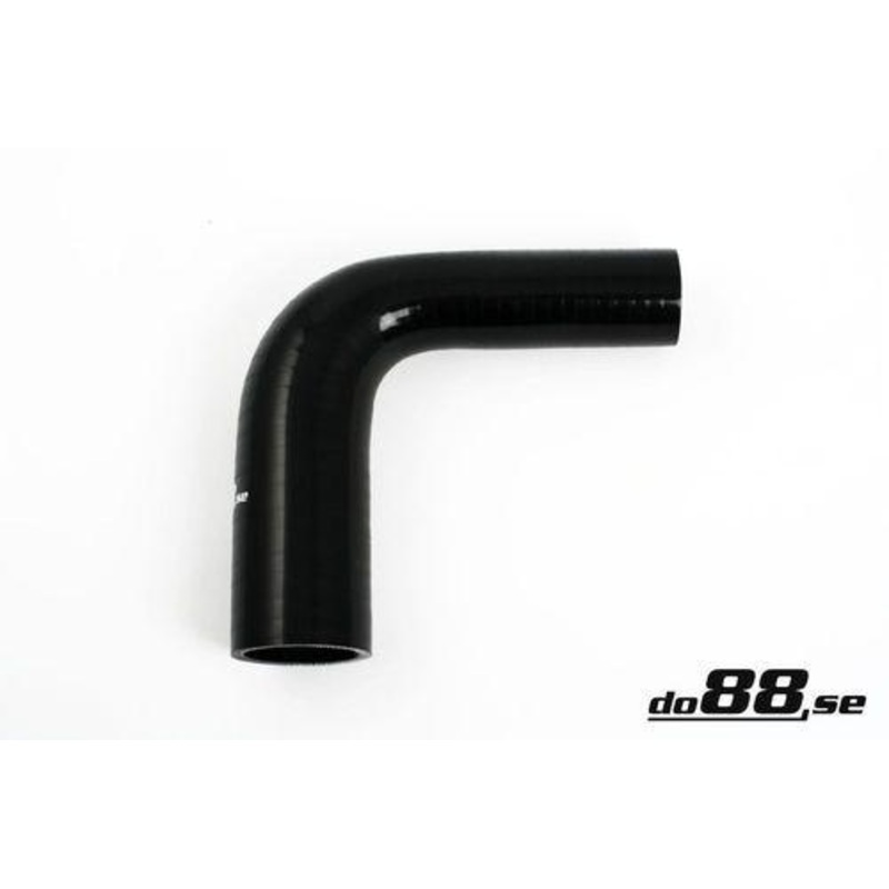 Silicone Hose Black 90 degree 0,75 – 1” (19 – 25mm)