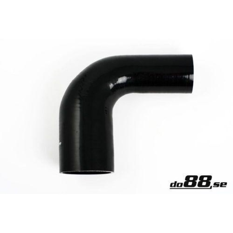 Silicone Hose Black 90 degree 2,375 – 3” (60 – 76mm)