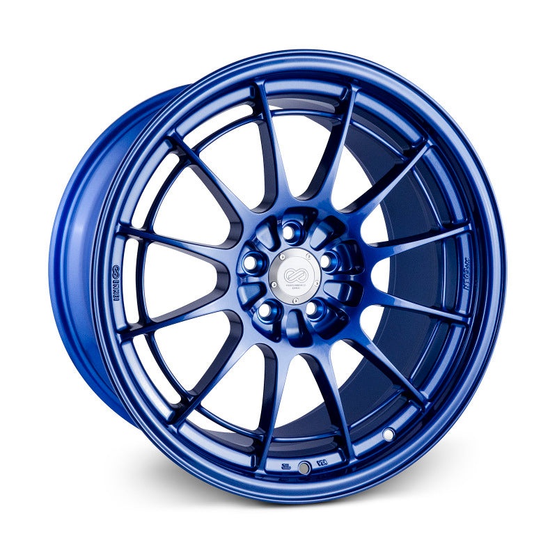 Enkei NT03+M 18×9.5 5×114.3 40mm Offset 72.6mm Bore Victory Blue Wheel G35/350z (MOQ 40)