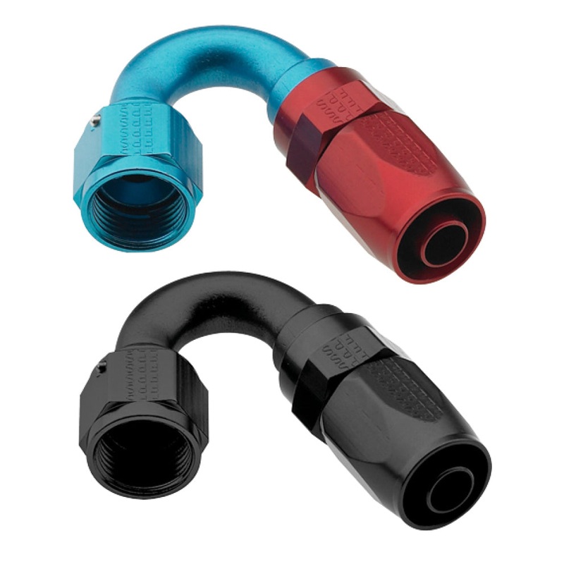 Fragola -16AN Fem x -12AN Hose 150 Degree Reducing Hose End – Black