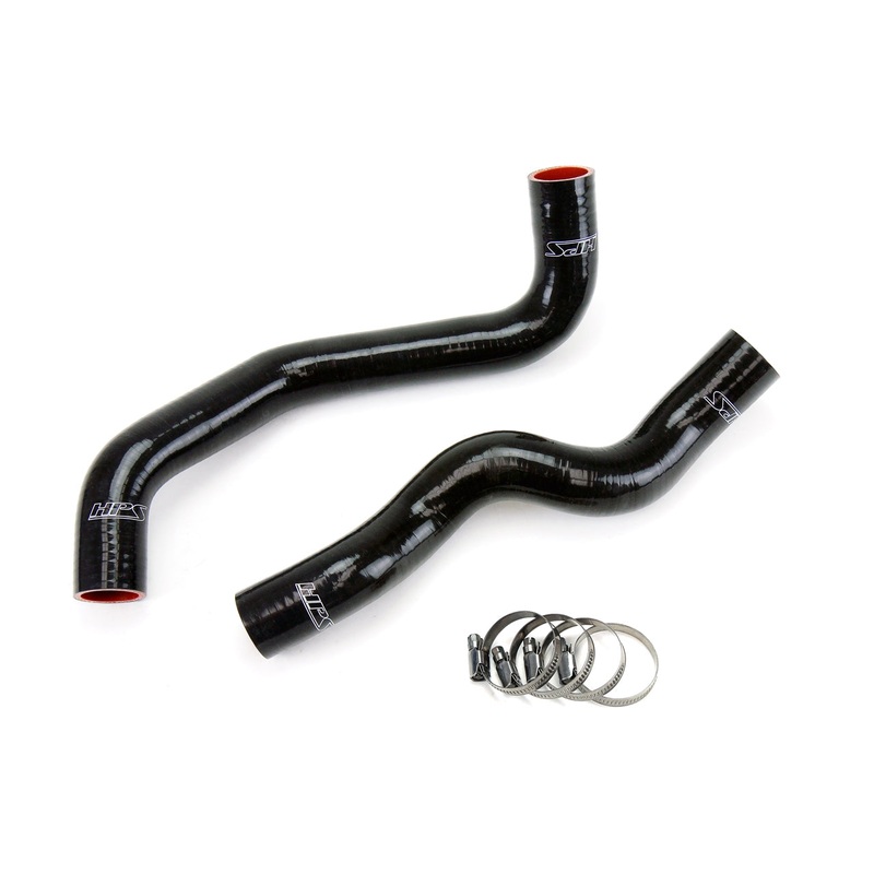 HPS Silicone Radiator Coolant Hose Kit | 2008 – 2013 Infiniti G37, 2009 – 2020 Nissan 370Z, 2014 – 2015 Infiniti Q60  and 2007 – 2008 Infiniti G35 (57-1049-BLK)