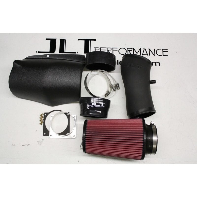 JLT 03-04 Ford Mustang SVT Cobra Black Textured Ram Air Intake Kit w/Red Filter