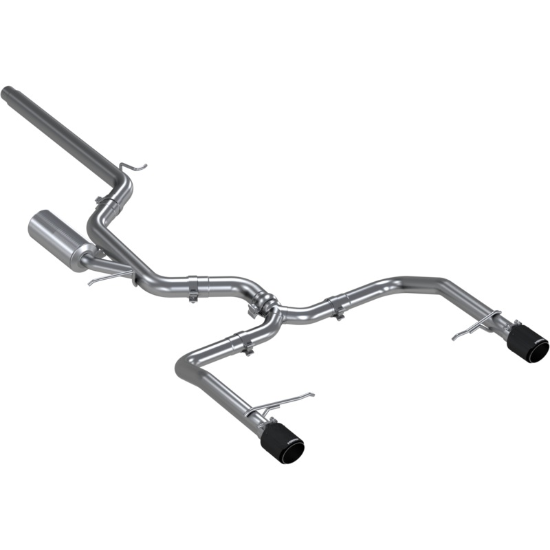 MBRP 3-Inch Armor Pro Race Profile Dual Rear Exit Cat-Back Exhaust with Carbon Fiber Tips | 2019 – 2021 Volkswagen Jetta GLI (S46083CF)