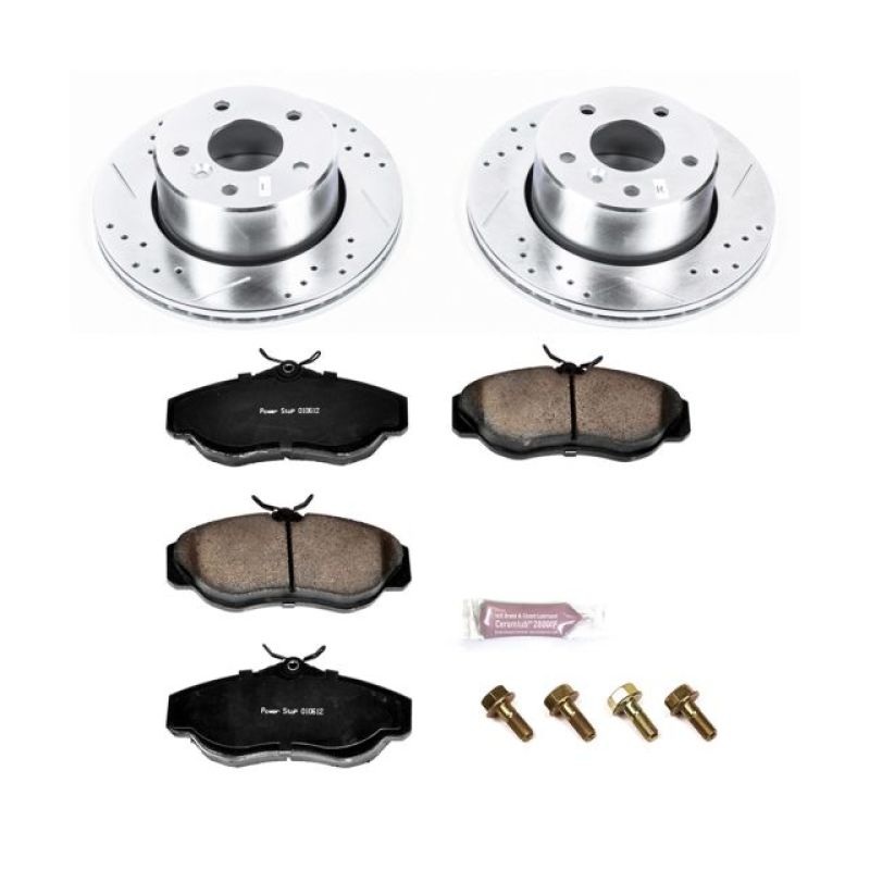 PowerStop Power Stop 99-04 Land Rover Discovery Front Z23 Evolution Sport Brake Kit