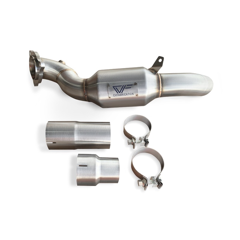 CVF 3″ Stainless Steel Catted Downpipe (2019-2021 Ford Ranger 2.3L EcoBoost)