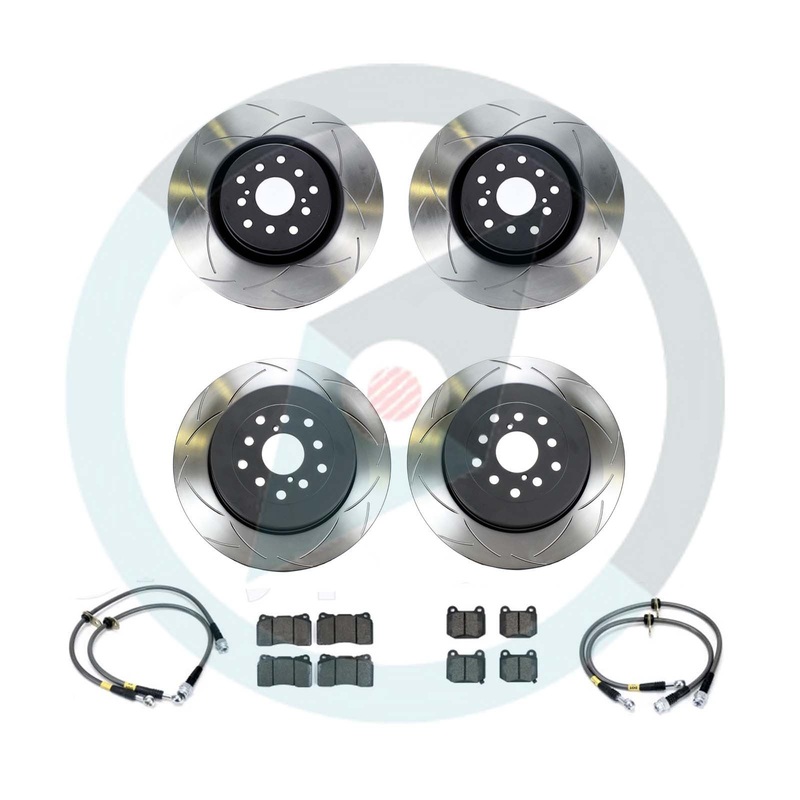 DBA T2 Street Brake Rotor Package Deal – Choice of Pads – 11-14 WRX