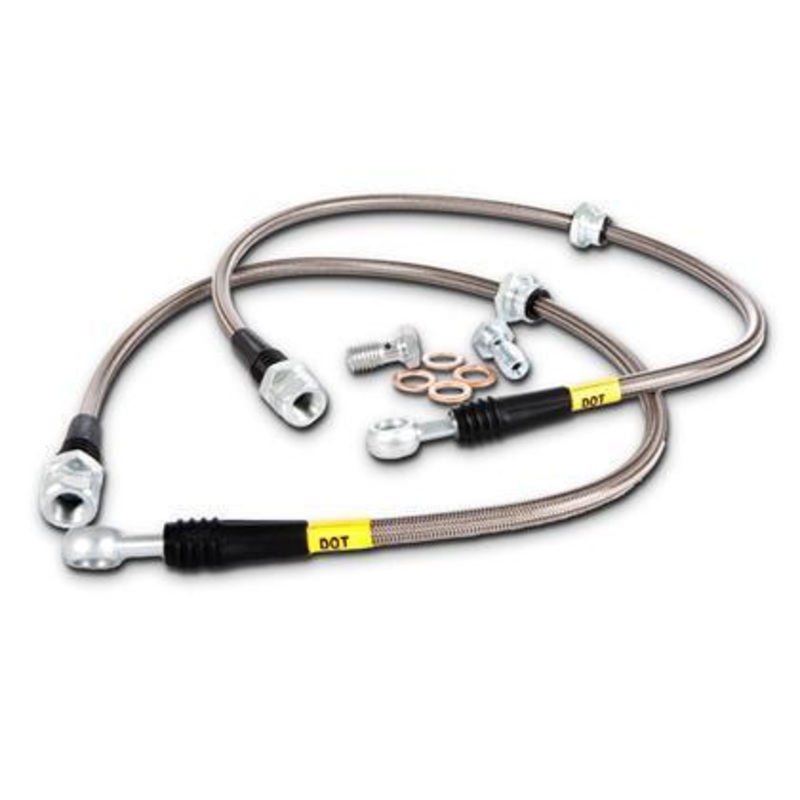 StopTech Stainless Steel Rear Brake Lines | 2015+ VW Golf R Mk7 (950.33521)