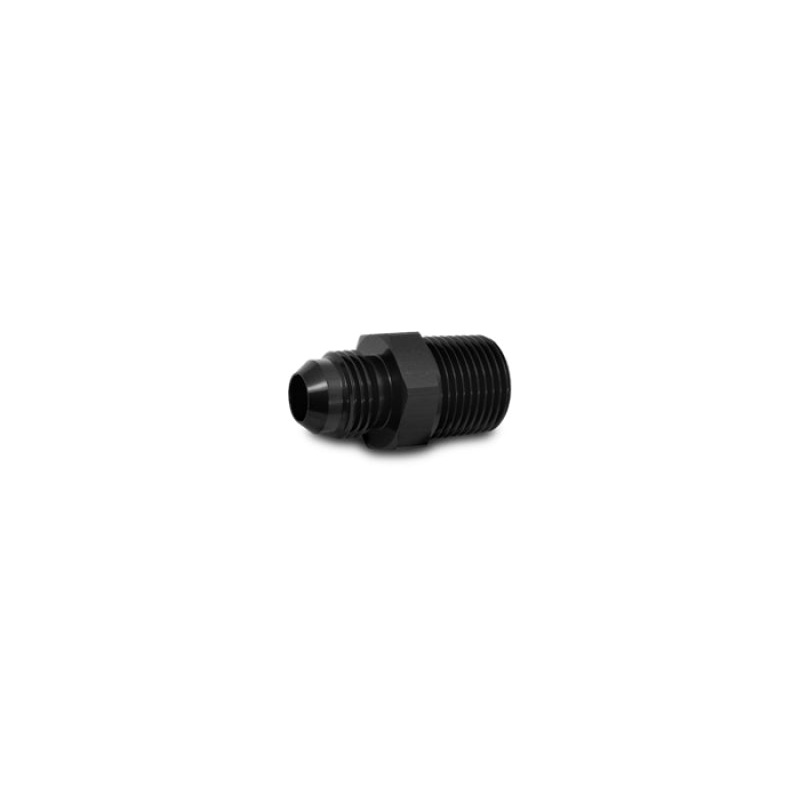 Vibrant -12AN to 1/2in NPT Straight Adapter Fitting – Aluminum