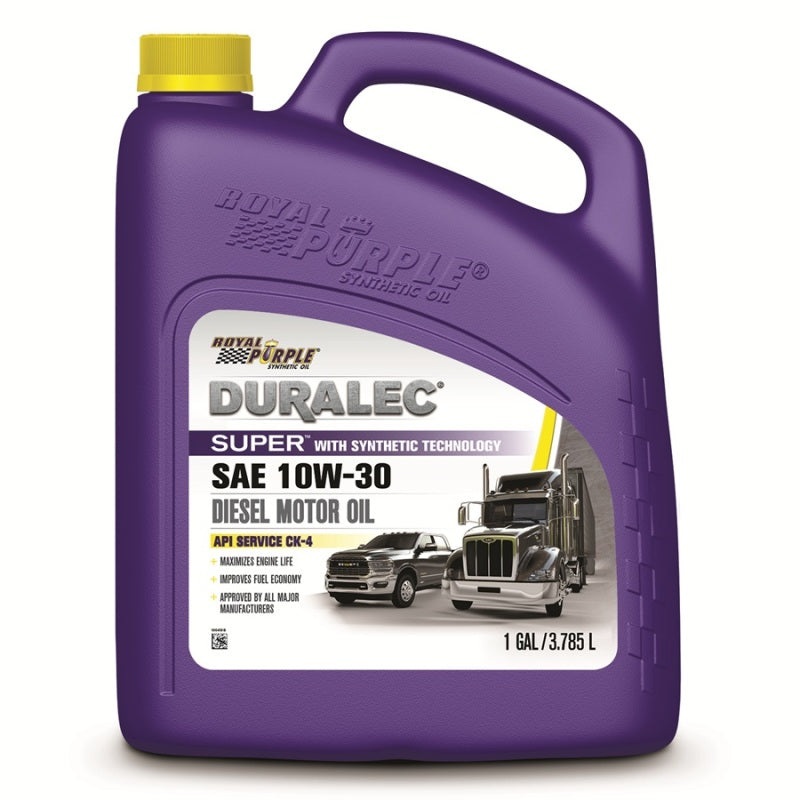 Duralec Super Diesel 10W-30 CK-4 Motor Oil – 1 Gallon (Case of 3) by Royal Purple